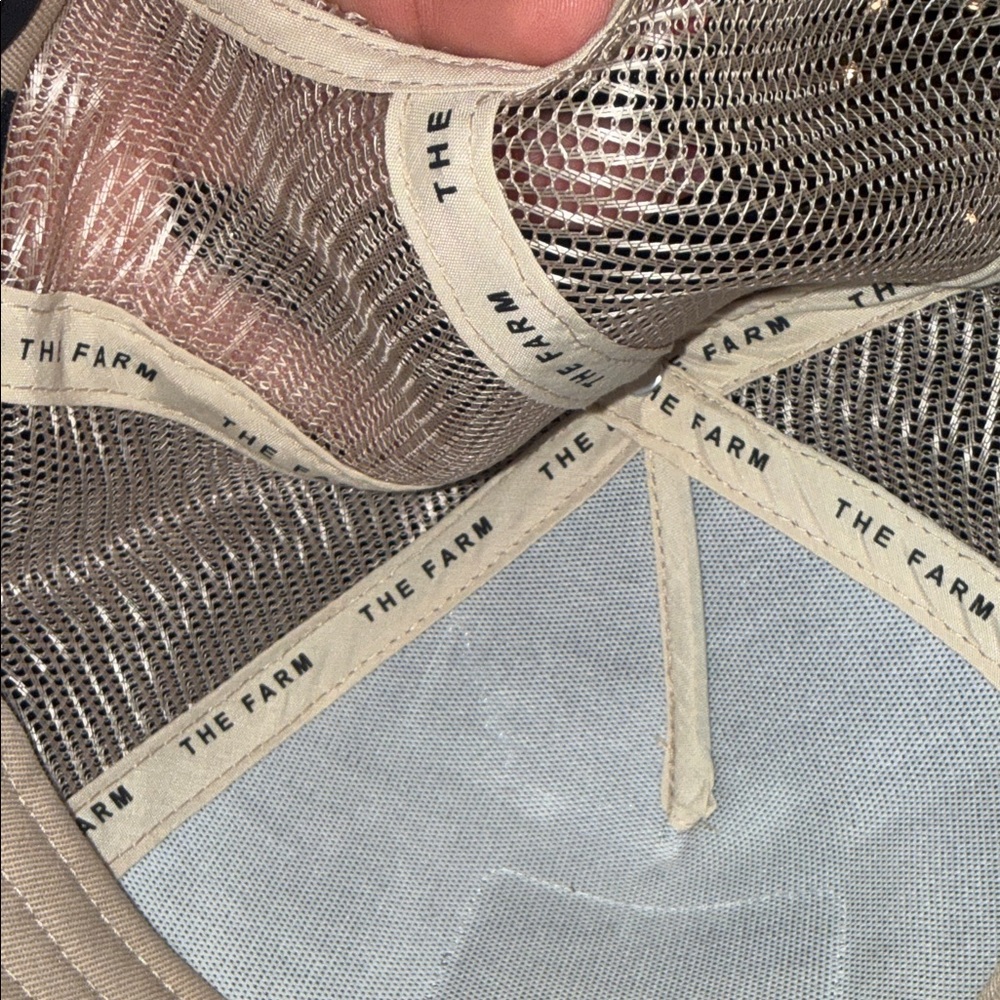 Blue Denim Trucker Hat with Cow Patch - Picture 8 of 9